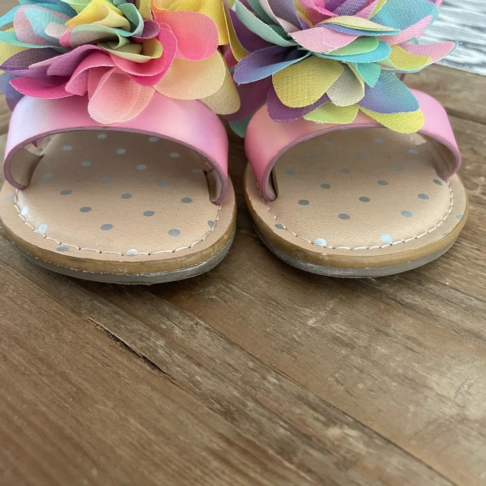 Cat & Jack: Toddler Pink and Yellow Floral Sandals